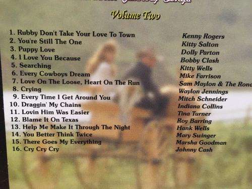 CD - Country Love - Romantic Country Songs Volume Two