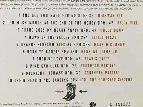CD - The Greatest Country Dance Record Ever