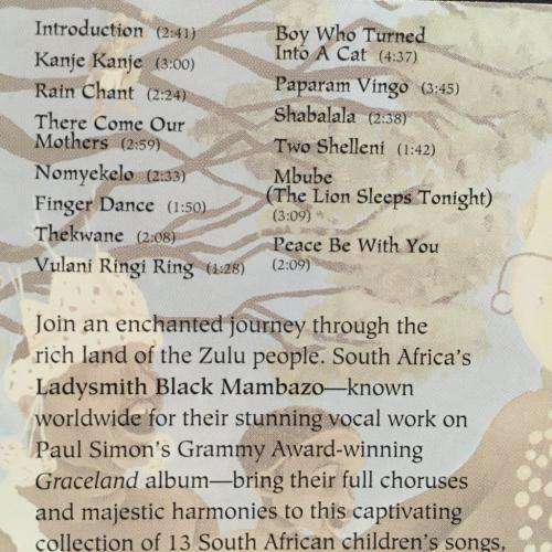 CD - Ladysmith Black Mambazo - Gift Of The Tortoise