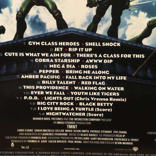 CD - Teenage Mutant Ninja Turtles TMNT - Music From The Motion Picture (Promo CD)