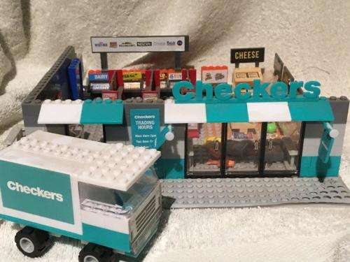 Little Checkers Shop + Truck (See pictures)