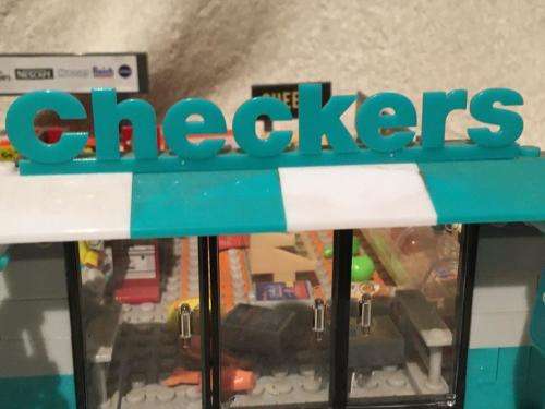 Little Checkers Shop + Truck (See pictures)