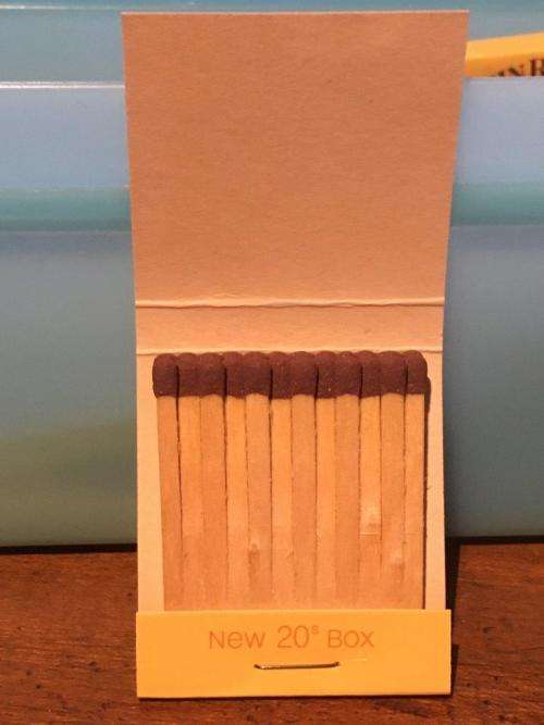 Matchbook - John Rolfe 1612 Tasteful Sunripe Tobaccos  (NOS) (Unused) Job lot of 14