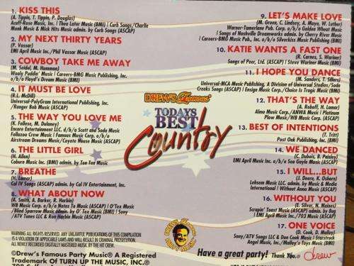 CD - Drew`s Famous - Todays Best Country
