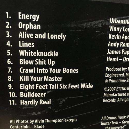 CD - Urbansnake - Whiteknuckle