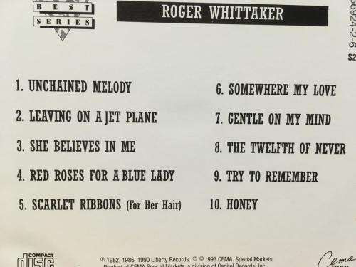 CD - Roger Whittaker - The Best of