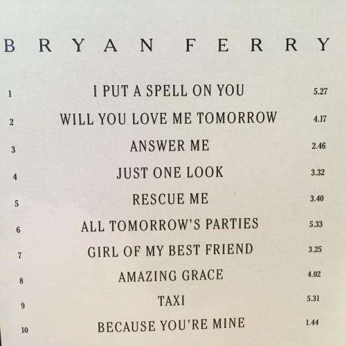 CD - Bryan Ferry - Taxi