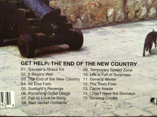 CD - Get Help - The End of The New Country