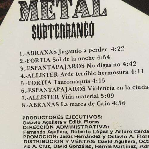 CD - Metal Subterraneo - Various Artists