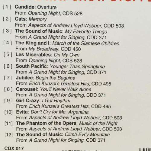 CD - Broadway Show-Stoppers