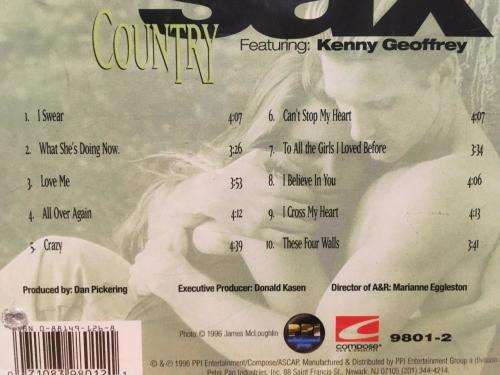 CD - Sensous Sax - Country (New Sealed)
