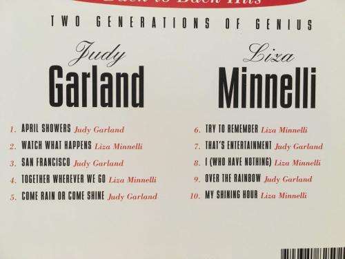 CD - Judy Garland Liza Minelli - Two Generations of Genius