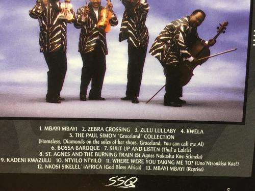 CD - Soweto String Quartet - Zebra Crossing (New Sealed)