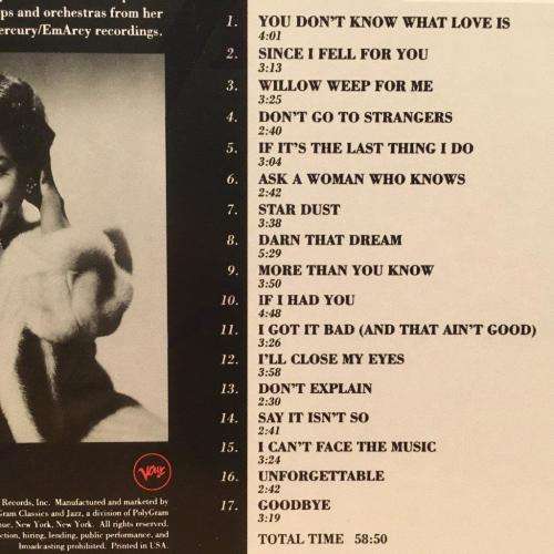 CD - Dinah Washington - Jazz `Round Midnight