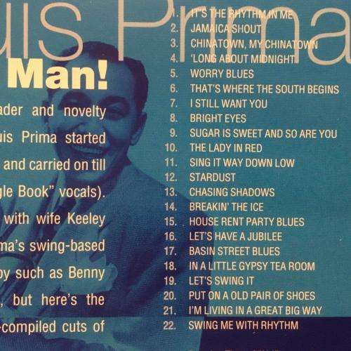 CD - Louis Prima - Rhythm Man!