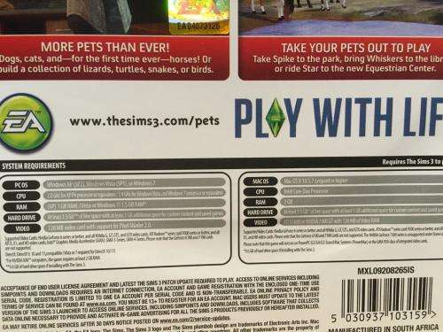 PC - The Sims 3 - Pets Expansion Pack