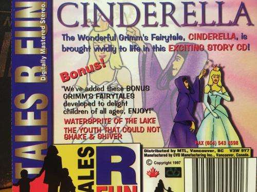 CD - Tales R Fun - Cinderella