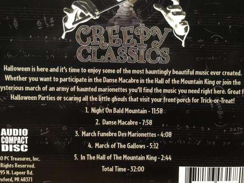CD - Creepy Classics
