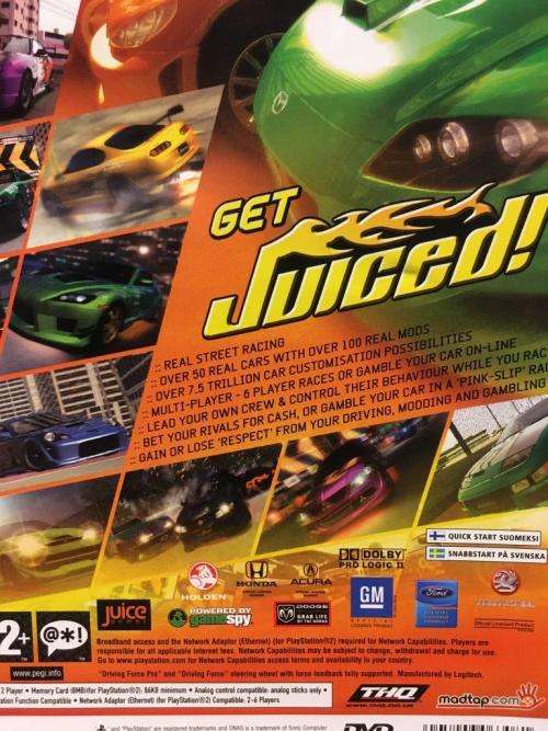 PS2 - Juiced