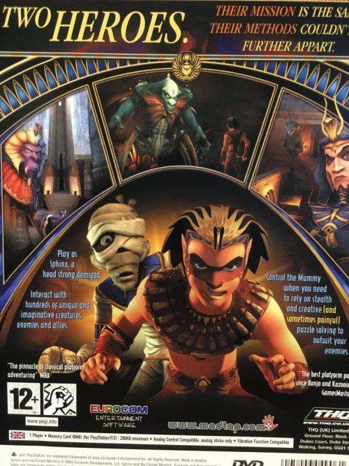 PS2 - Sphinx and the Cursed Mummy