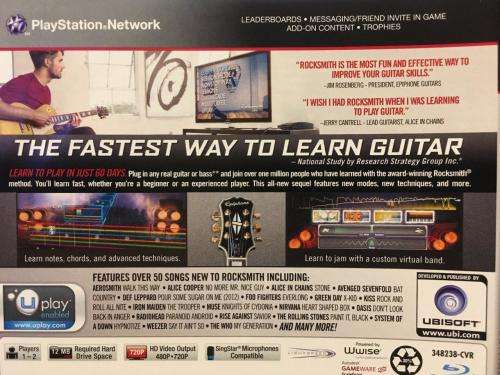 PS3 - Rocksmith All New 2014 Edition