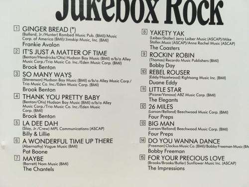 CD - The Best of Jukebox Rock 1958 Vol.1