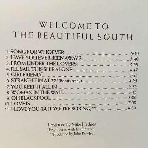 CD - The Beautiful South - Welcome To