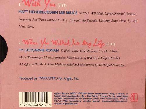 CD - Lila McCann - With You (Slide Cover)