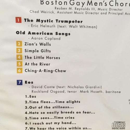 CD - Boston Gay Men`s Chorus - EOS