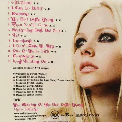CD - Avril Lavigne - The Best Damn Thing (Cd & DVD)