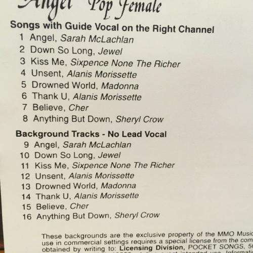 CD - Angel Pop Female