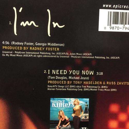 CD - The Kinleys - I`m In