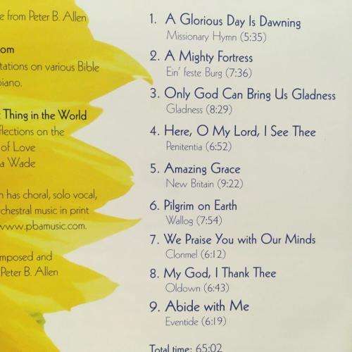 CD - Peter B. Allen - A Glorious Day Is Dawning