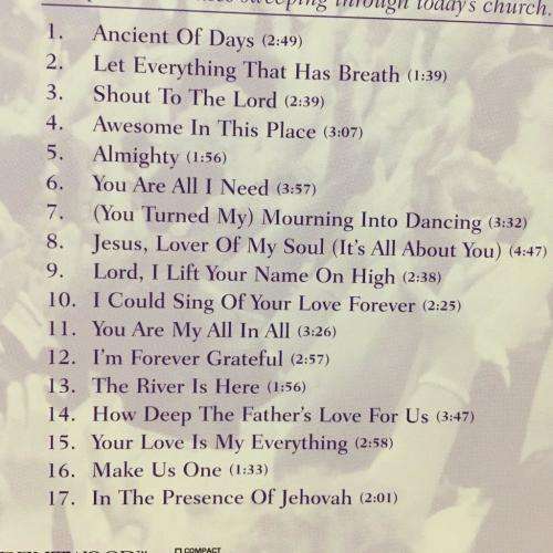 CD - America`s Newest Praise & Worship Favorites Volume 1