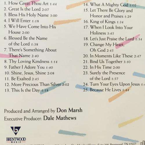 CD - America`s 25 Favorite Praise and Worship Choruses Volume 2