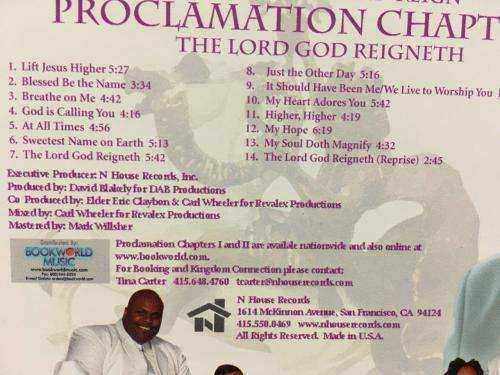 CD - Proclamation Chapter II - The Lord God Reigneth