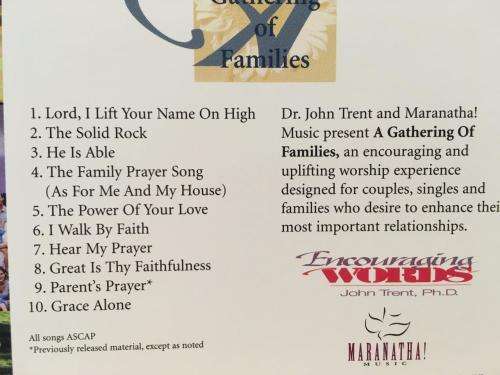 CD - Encouraging Words - Gathering of Families