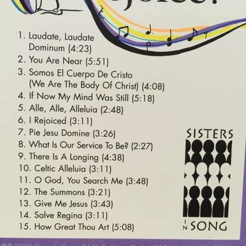 CD - Sisters in Song - Rejoice!