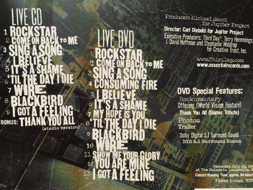 CD - Third Day - Live Wire (Cd & DVD)