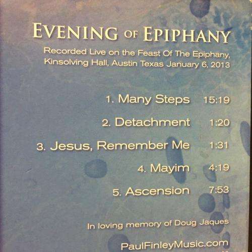 CD - Paul Finley - Evening of Epiphany (Digipak)
