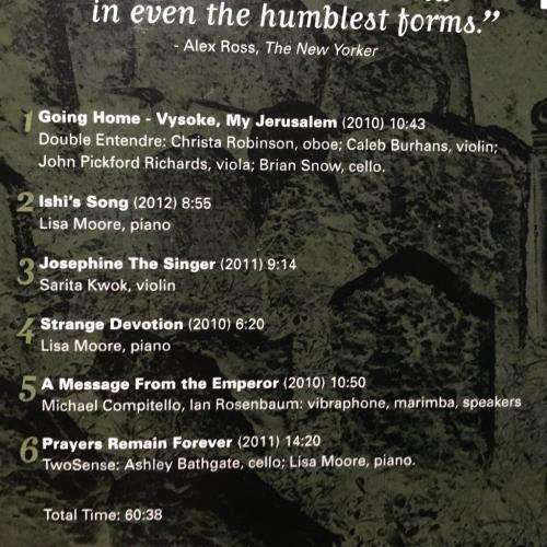 CD - Martin Bresnick - Prayers Remain Forever (Card Cover)