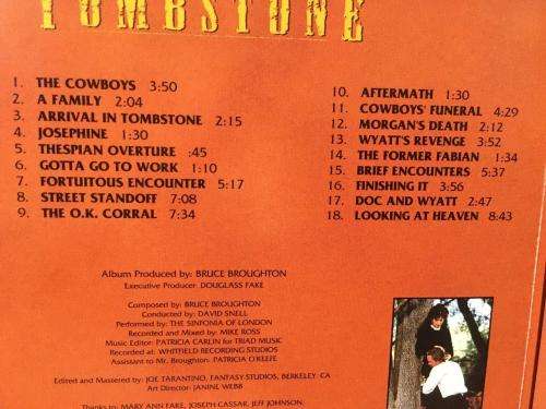 CD - Tombstone - Original Motion Picture Soundtrack