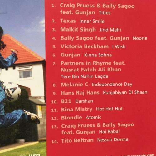 CD - Bend It Like Beckham - Music From the Motion Picture Soundtrack