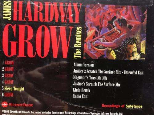 CD - James Hardway - Grow The Remixes (New Sealed)