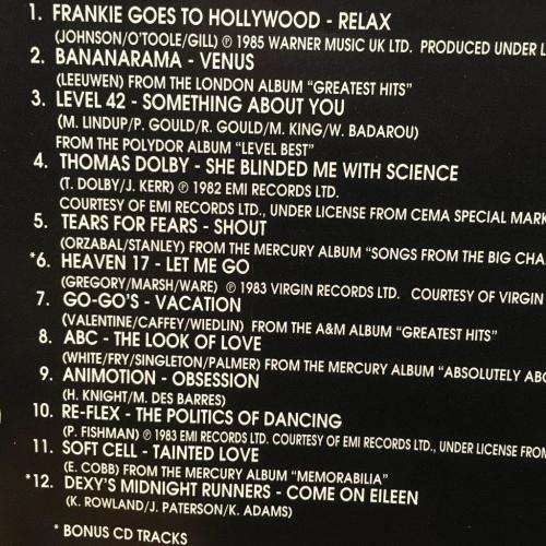 CD - World Of Dance New Wave the 80`s