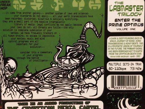 CD - The Labmaster Trilogy Enter The Prime Optimus Volume One