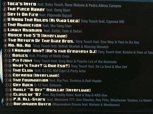 CD - Tony Touch - The Piece Maker