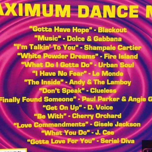 CD - Maximum Dance Mix