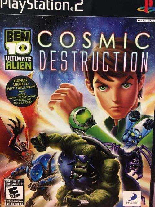 PS2 - Ben 10 Ultimate Alien Cosmic Destruction (NTSC U/C)(wont work on SA Pal Systems)