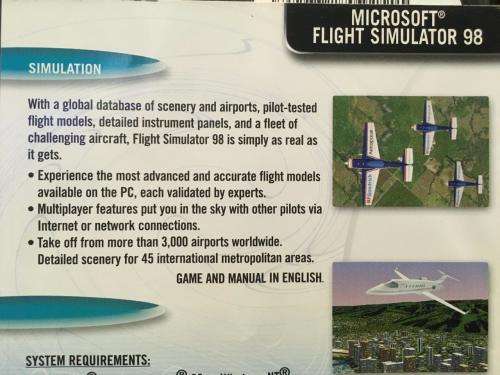 PC - Microsoft Flight Simulator 98 (Windows 95/98)